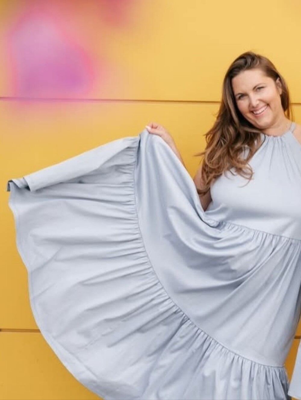 Smash+Teds Tiered Maxi Dress in black size L (warehouse sale)